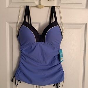 NWT Free Country Swim Suit Top Only Size S
